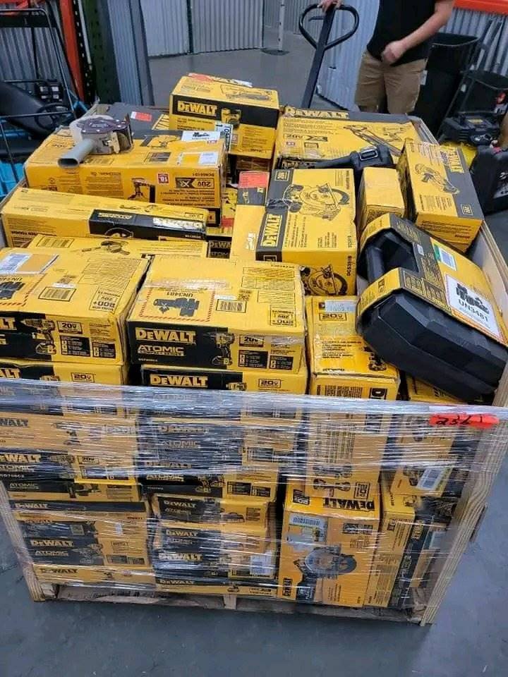 DeWalt tool pallet liquidation