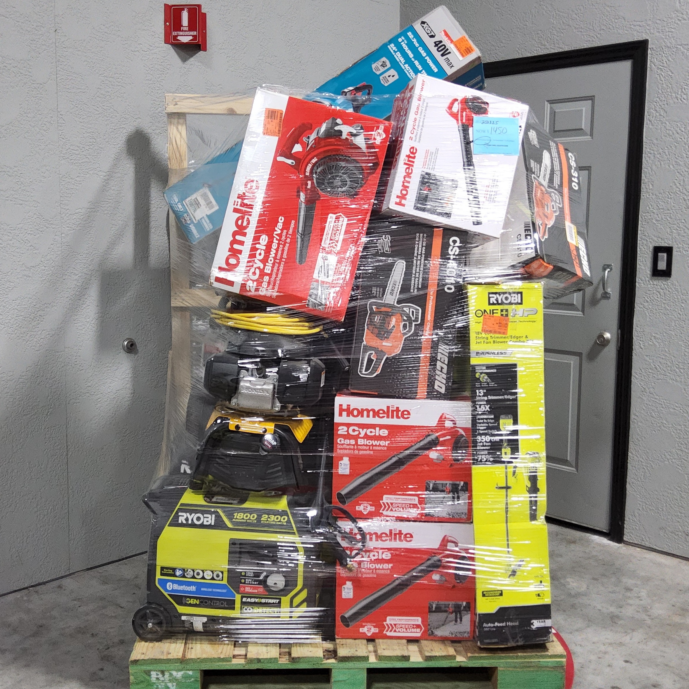 MIXED OUTDOOR POWER EQUIPMENT PALLET