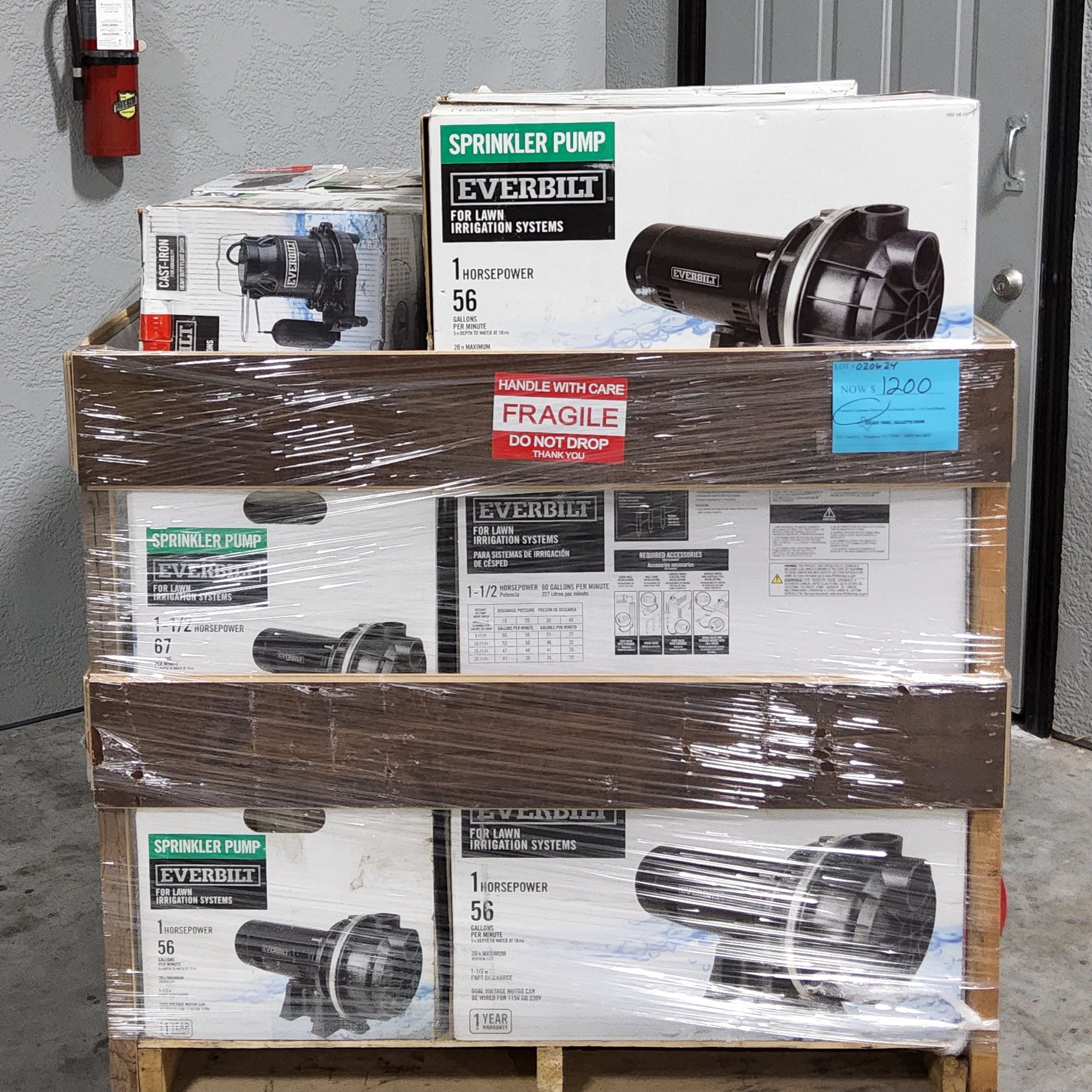 PUMPS PALLET