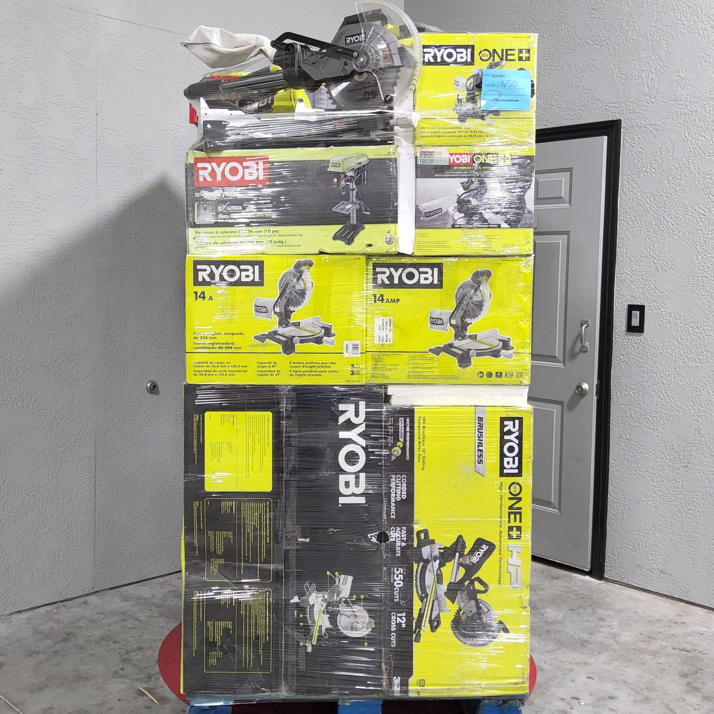 RYOBI TOOL PALLET1